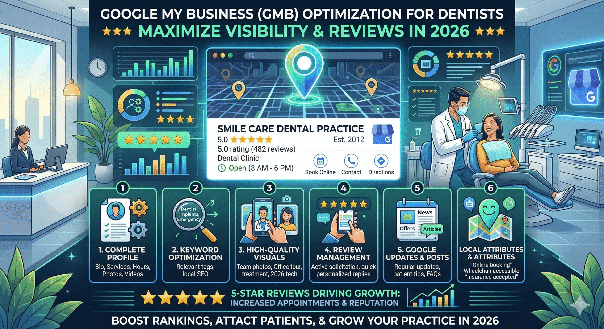 google my buisness in dental clinics